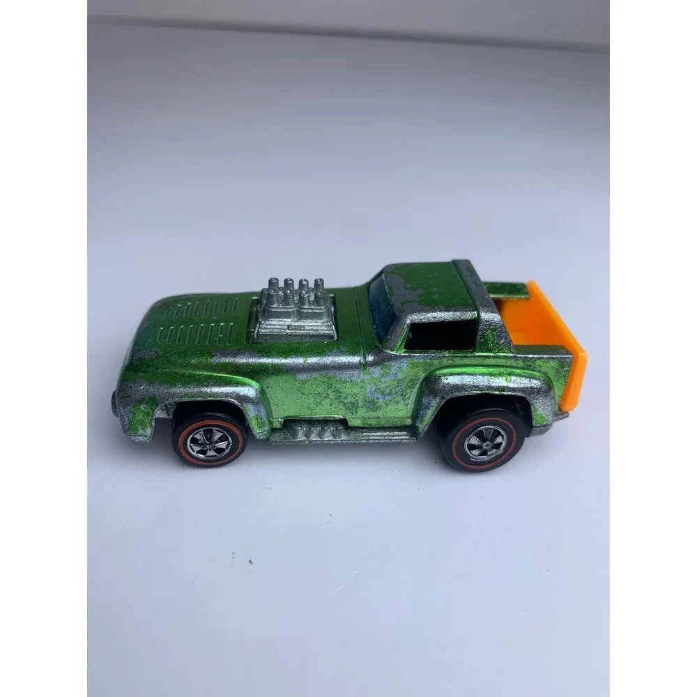 Hot Wheels Redline Short Order‎ 1970 Lime Green Spectraflame Vintage Diecast Car